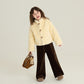 Furry Coat Children Single-layer Fleece-lined Warm-keeping Cotton Clothing