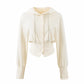 Adorned With Beaded Chains Flared Casual Trousers