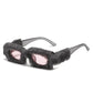 Creative Design Plush Innovative Square Glasses