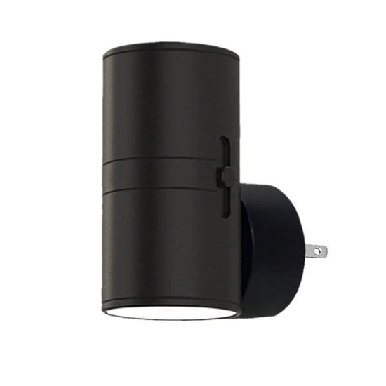 Cylinder LED Night Light, 0-100% Brightness Adjustable, Twilight to Dawn Sensor Indoor Lighting Decorative Lamp