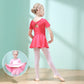 Children Dance Clothing Summer Short-sleeved Girls Dance Skirt Children Exercise Clothing Ballet Dance Dress