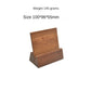 Solid Wood Calendar Stand with Sandalwood Base, Wooden Notepad Holder, Business Card Holder, Card Holder in Beech and Walnut Wood