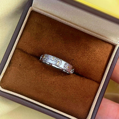 Italian Retro Brushed Ring For Women