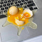 Egg Cracker Phone Stand - Broken Egg, Spilled Milk Tea Prank Toy
