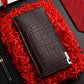 Mens Long Zipper Card Holder And Wallet 2-in-1