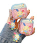Cute Flower Bunny Earphone Case, Compatible with AirPods 4/3 and 2 Pro, Second and Third Generation New Model