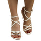 Buckle Open-toe High-heeled Sandals For Women