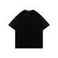 Human Shadow Print Short Sleeve Men Clothing Summer
