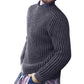 Sweater men blue warm jacket men handsome tall