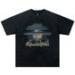 Creative Mushroom Cloud Printing Short Sleeve Men Clothing