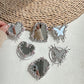 Love Butterfly Mirror Mobile Airbag Bracket Magnetic Back Patch Women&