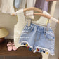 Hollow Children Straps Baby Thin Vest Children&