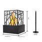 Tabletop Alcohol Fireplace Indoor Heating Stove Fire Pit for Home Use