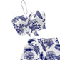 Summer Vacation Tube Top And Shorts Set