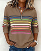 Casual Half-zip Pullover Hoodie