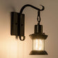Wall Lamp Bedside Modern Indoor Wall Light with Switch American Vintage Style for Restaurant, Bedroom, Staircase, Villa Lighting