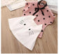 Summer Children Clothes Big Bow T-Shirt Shorts Clothing Set