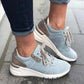 Fashionable Chunky-soled Sneakers Low-cut Casual Shoes For Outdoor Wear