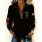 Casual Half-zip Pullover Hoodie