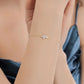 Versatile Diamond-encrusted Cross Bracelet Minimalist Style