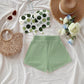 Summer Vacation Tube Top And Shorts Set