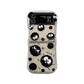 Small waist cute coal ball new three piece set suitable for Samsung Galaxy zflip3/4 5/67 generation phone cases