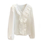 Figure-flattering Long-sleeve Shirt Top