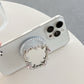 Love Butterfly Mirror Mobile Airbag Bracket Magnetic Back Patch Women&