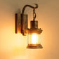 Wall Lamp Bedside Modern Indoor Wall Light with Switch American Vintage Style for Restaurant, Bedroom, Staircase, Villa Lighting