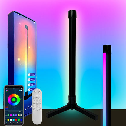 RGB floor mounted lamp post remote control APP control