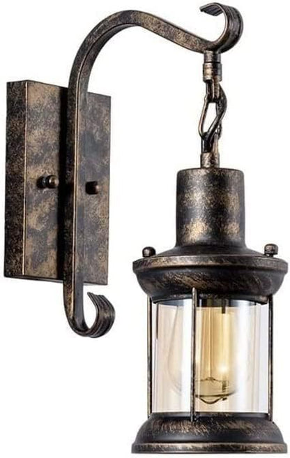 Wall Lamp Bedside Modern Indoor Wall Light with Switch American Vintage Style for Restaurant, Bedroom, Staircase, Villa Lighting
