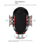 Long Rod Automatic Lock Car Phone Holder Telescopic Suction Cup Mount for Car Air Vent Lazy Live Streaming