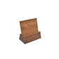 Solid Wood Calendar Stand with Sandalwood Base, Wooden Notepad Holder, Business Card Holder, Card Holder in Beech and Walnut Wood