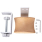 Clip-on Metal Solid Wood Headphone Stand, Walnut Wood Headphone Hanger, Easy Installation Headphone Bracket