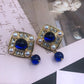 Colorful Shell Pearl Gold-Plated Earrings