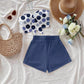 Summer Vacation Tube Top And Shorts Set
