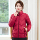 Fashion Stand Collar Pure Color Cotton Clothing Women