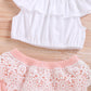 Summer No Hooded Suit Solid Cotton Children Clothing