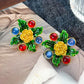 Retro Colorful Gemstone Court-Style Earrings