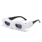 Creative Design Plush Innovative Square Glasses